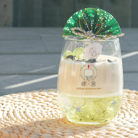 Career Luck Crystal Candle