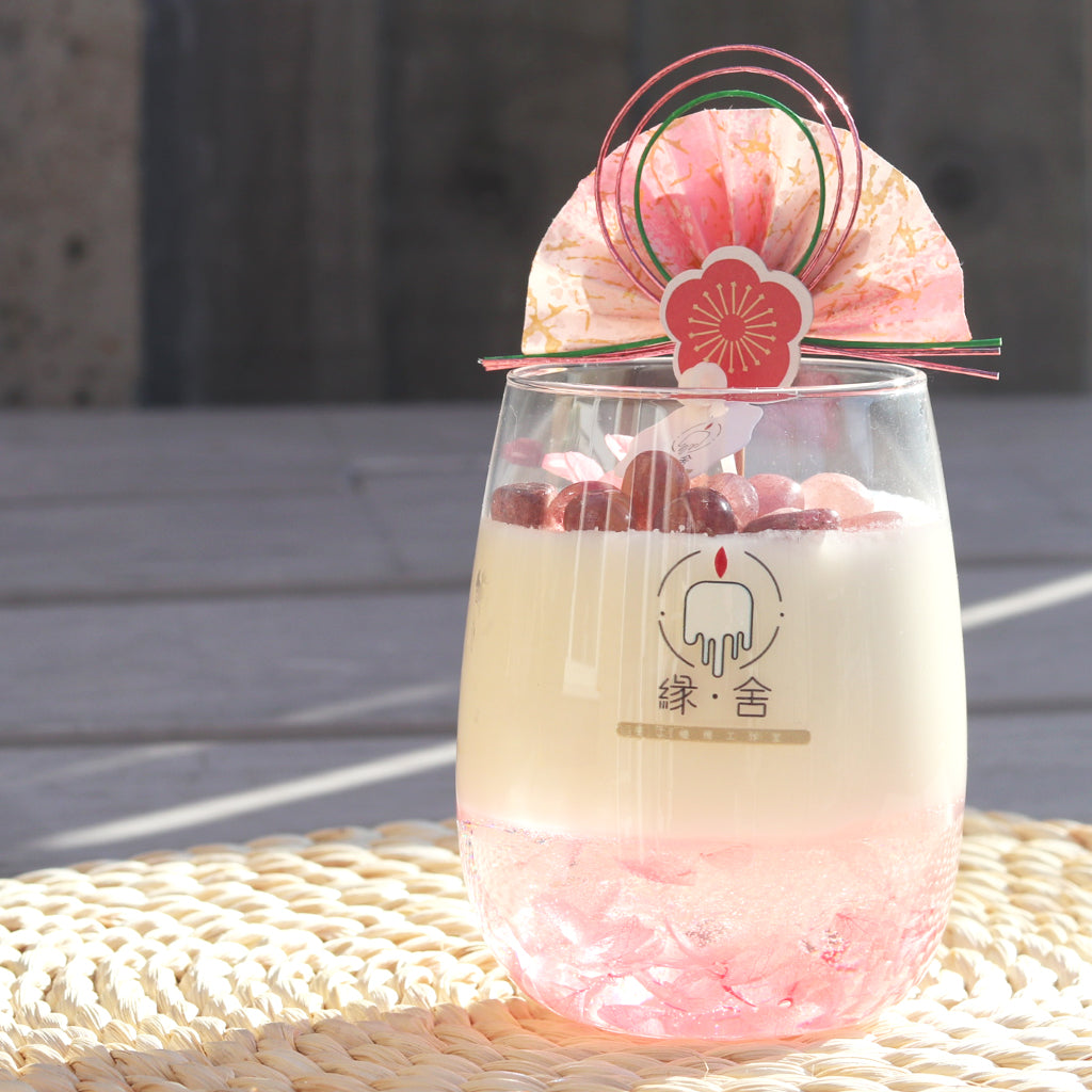 Love Luck Crystal Candles