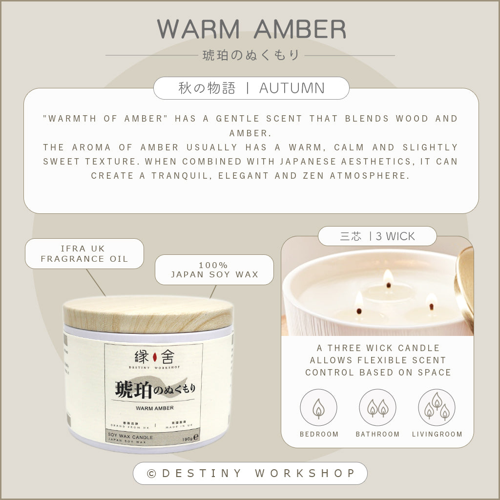 Warm Amber | 琥珀のぬくもり