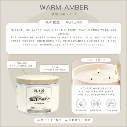 Warm Amber | 琥珀のぬくもり