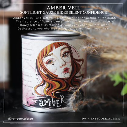 Ashborne × Amber Veil Set